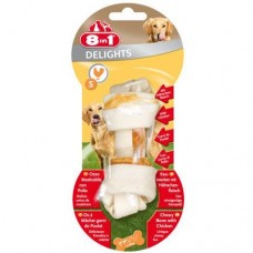 8in1 Delights Bone S - кокал с чисто пилешко месо, за кучета до 10 кг. 